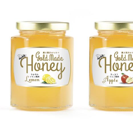 蜂蜜の商品ロゴマーク・ラベルパッケージデザイン